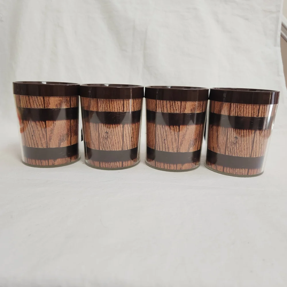 Dart Industries Thermo Serv Old Oaken Bucket Coffee Mugs